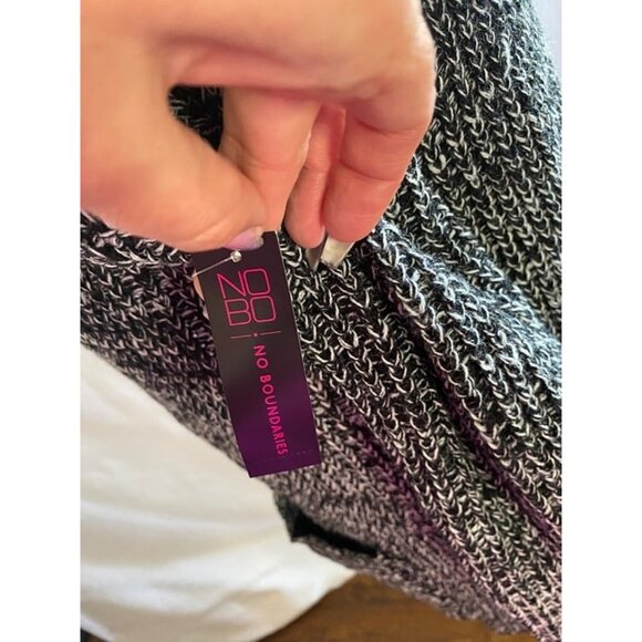 NWT No Boundaries open front cardigan. Size XL. New with tags. - Picture 5 of 5